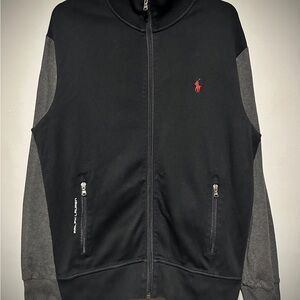 Polo by Ralph Lauren Black and Gray Men's Sweater